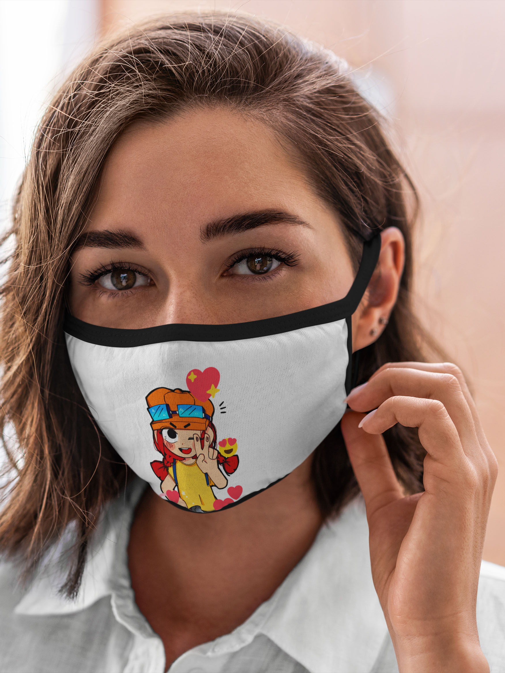 

Многоразовая маска унисекс Burnettie Brawl Stars, Разноцветный, Brawl Stars