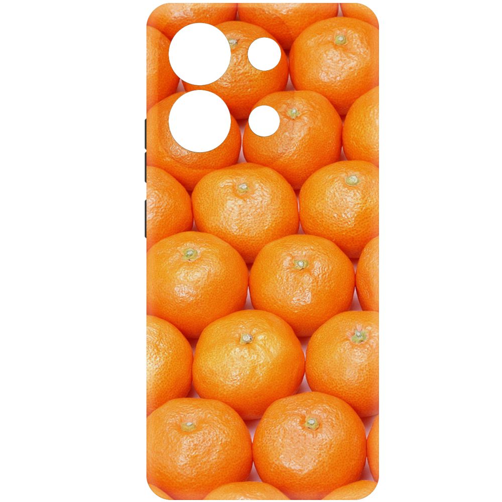 

Чехол-накладка Krutoff Soft Case Мандаринки для Xiaomi Redmi Note 13 4G черный