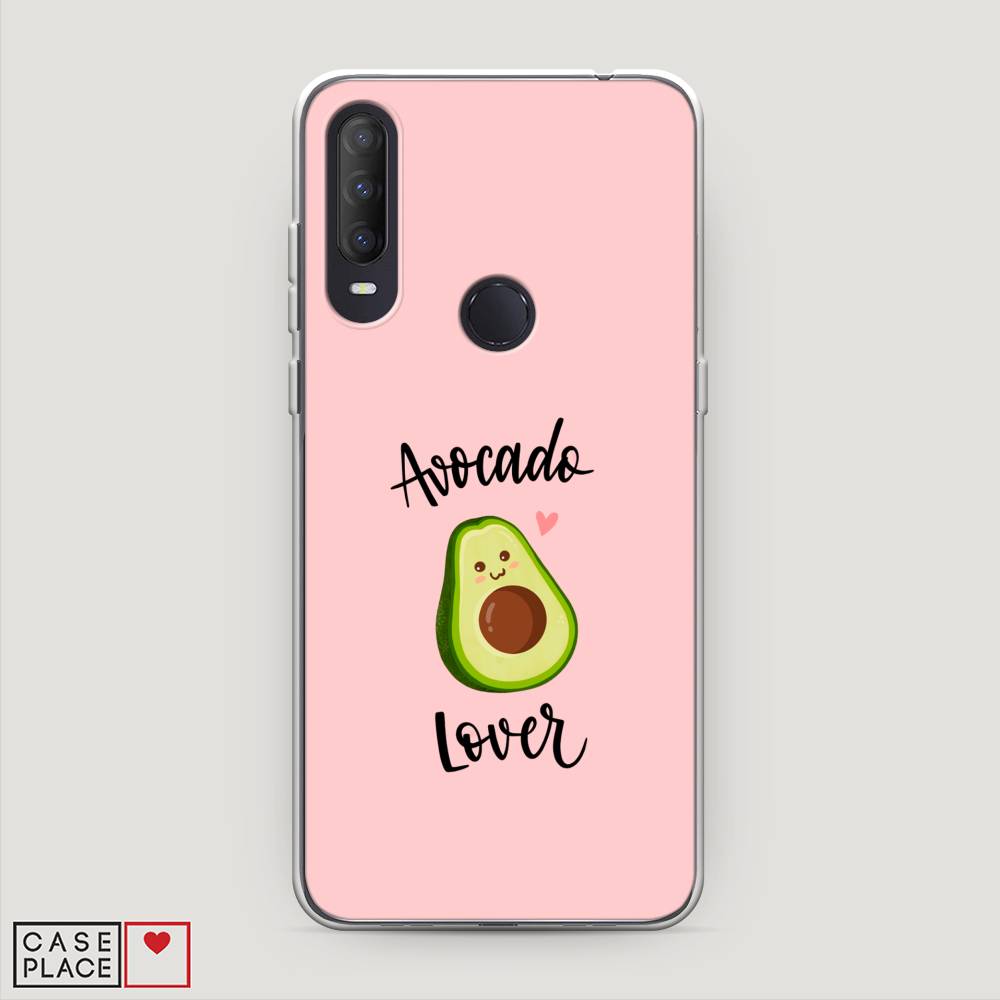 

Чехол на Alcatel 1S (2020) "Avocado lover", Розовый;зеленый, 170850-6