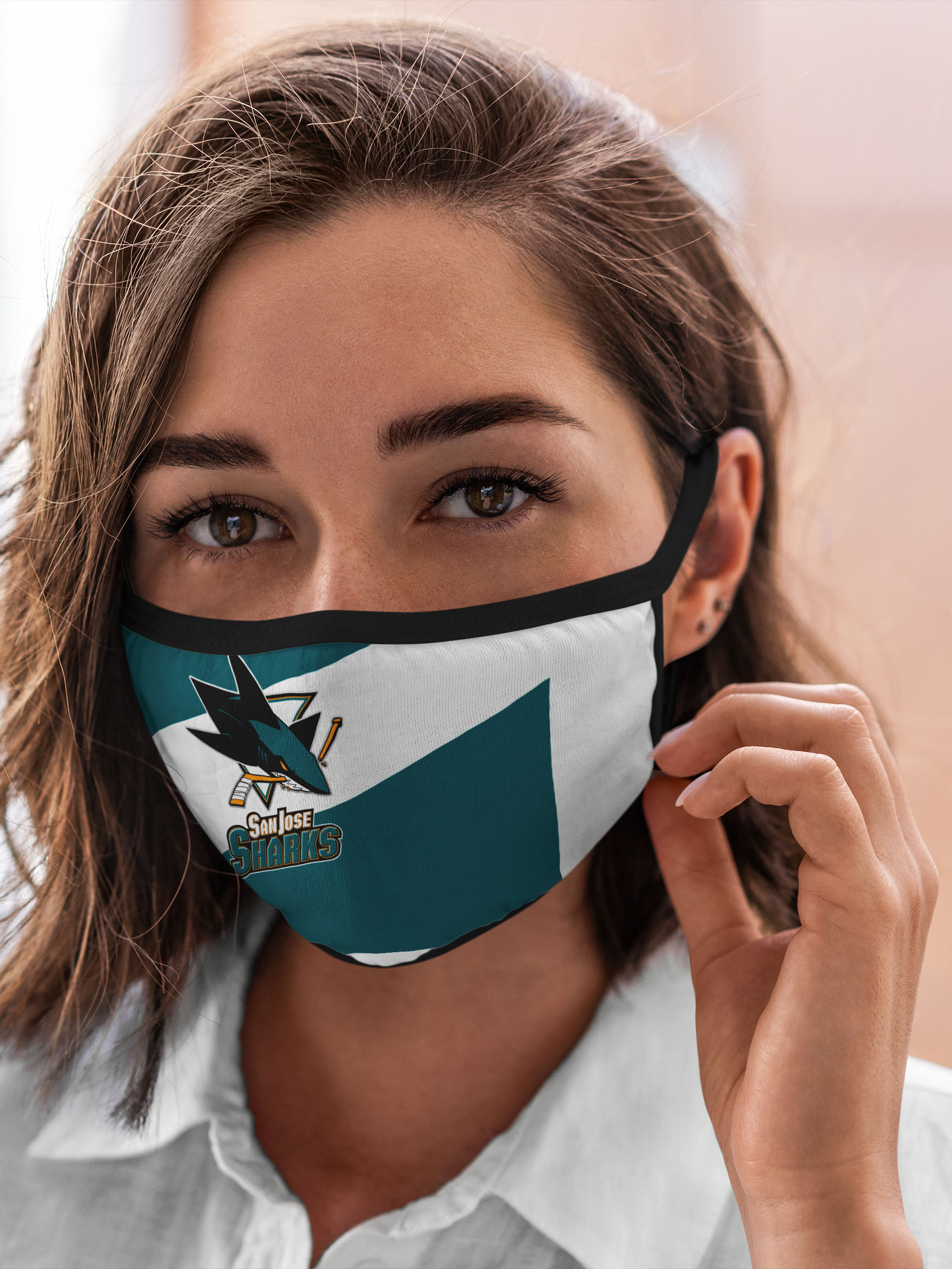 

Многоразовая маска унисекс Burnettie Nhl Сан Хосе Шаркс, Разноцветный, Nhl Сан Хосе Шаркс