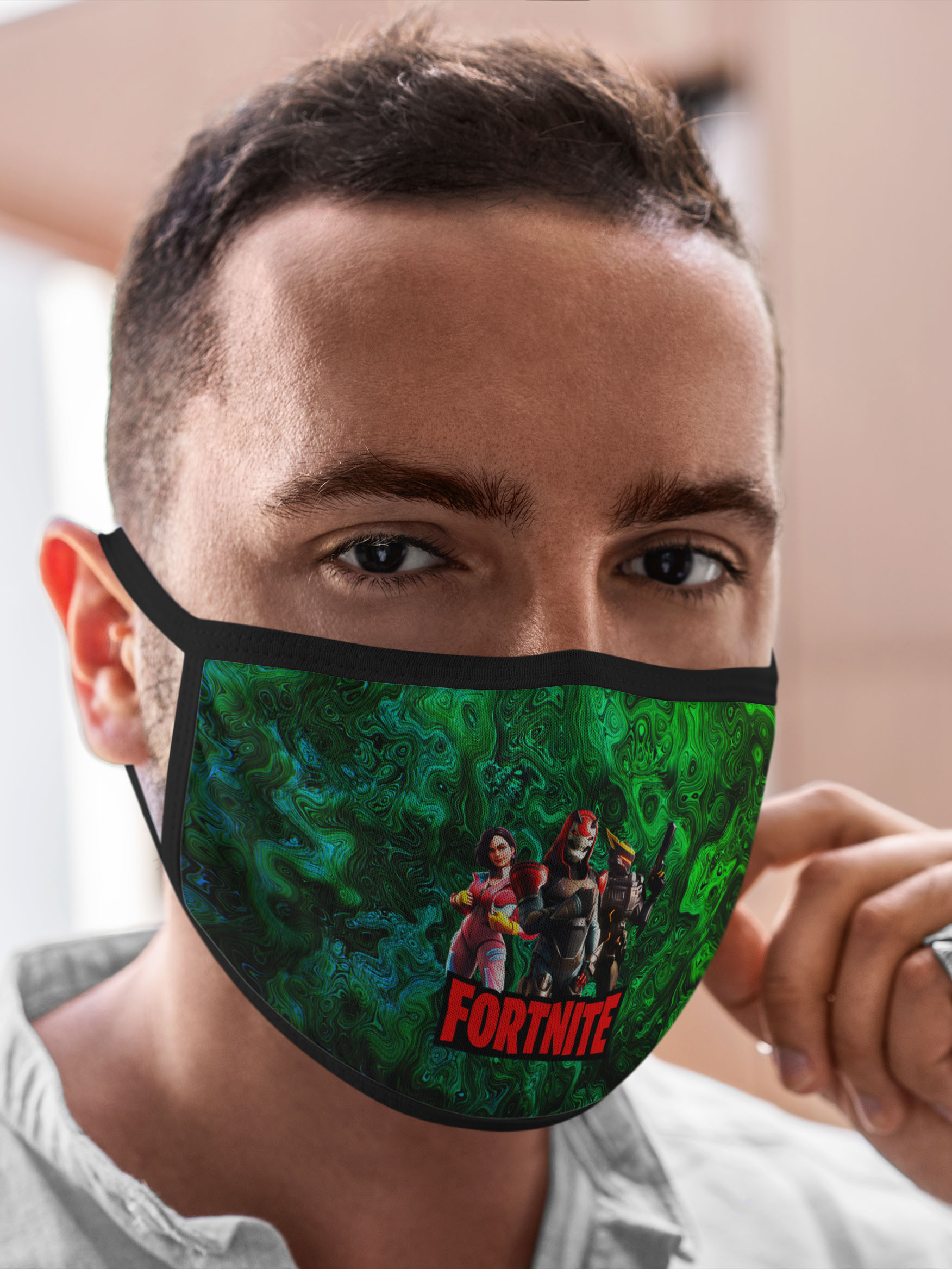 

Многоразовая маска унисекс Burnettie Fortnite Фортнайт Волны, Разноцветный, Fortnite Фортнайт Волны