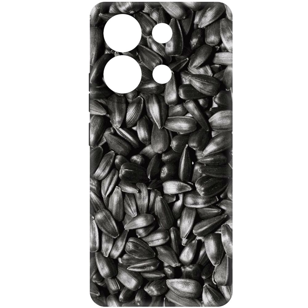 

Чехол-накладка Krutoff Soft Case Семечки для Xiaomi Redmi Note 13 4G черный