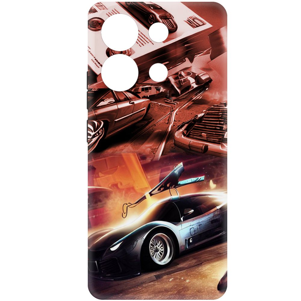 

Чехол-накладка Krutoff Soft Case Автодинамика для Xiaomi Redmi Note 13 4G черный