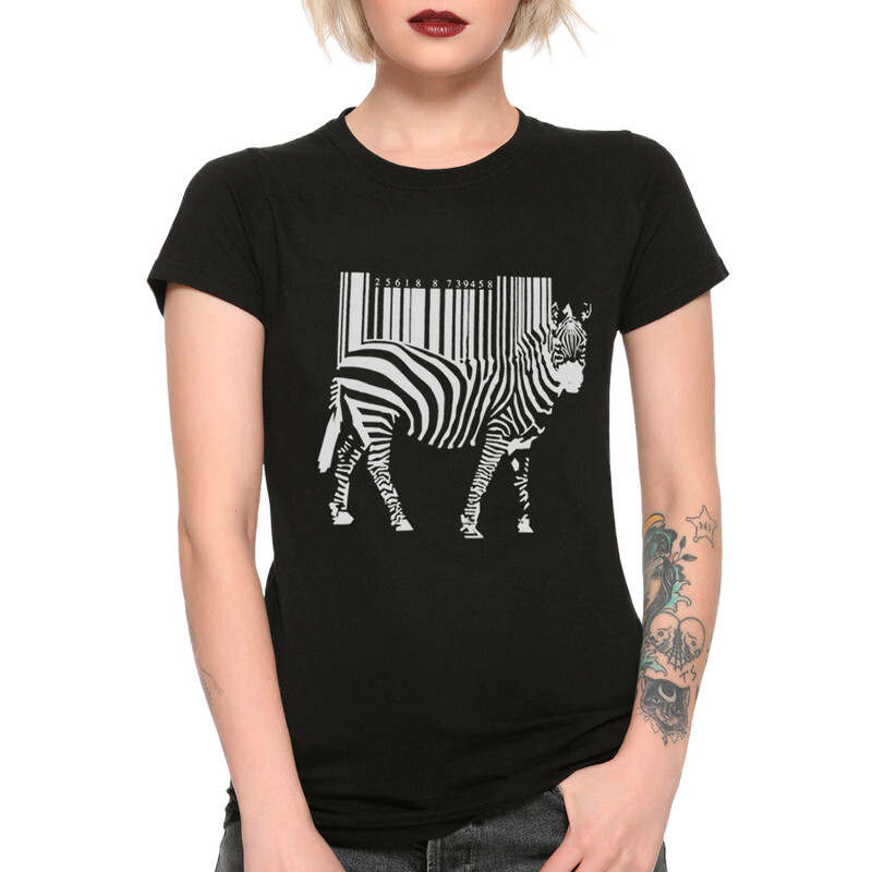 

Футболка женская DS Apparel Зебра - Штрихкод 9899270-1 черная 2XL, Черный, Зебра - Штрихкод 9899270-1