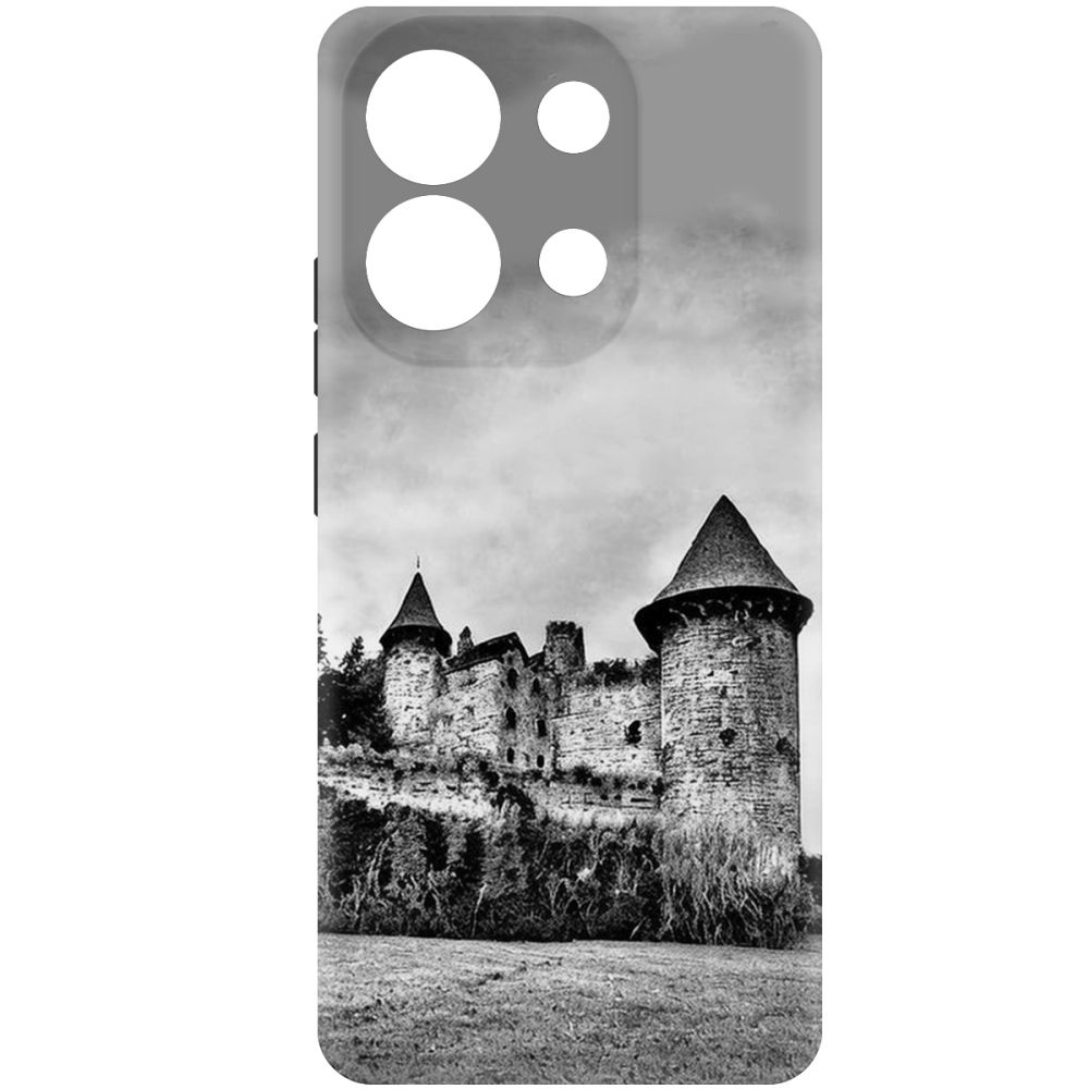 

Чехол-накладка Krutoff Soft Case Старый замок для Xiaomi Redmi Note 13 4G черный