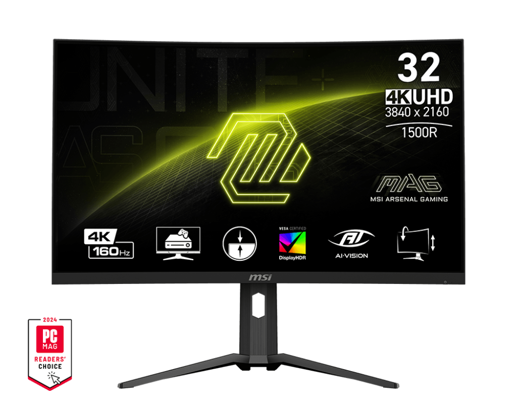 

31.5" Монитор MSI MAG 321CUP черный 160Hz 3840x2160 VA, MAG 321CUP