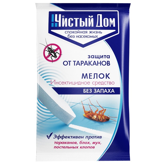 

Мелок от тараканов Чистый дом 20 г