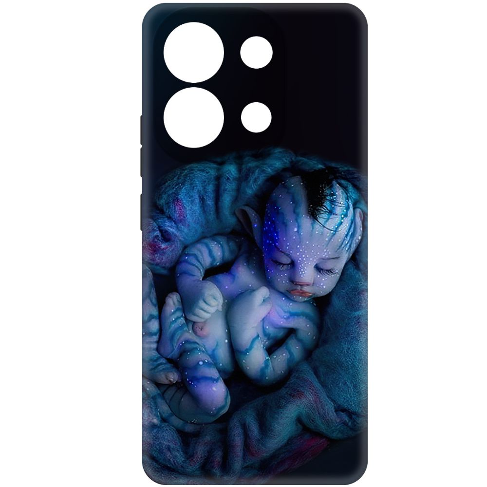 

Чехол-накладка Krutoff Soft Case Аватар - Малышка для Xiaomi Redmi Note 13 4G черный