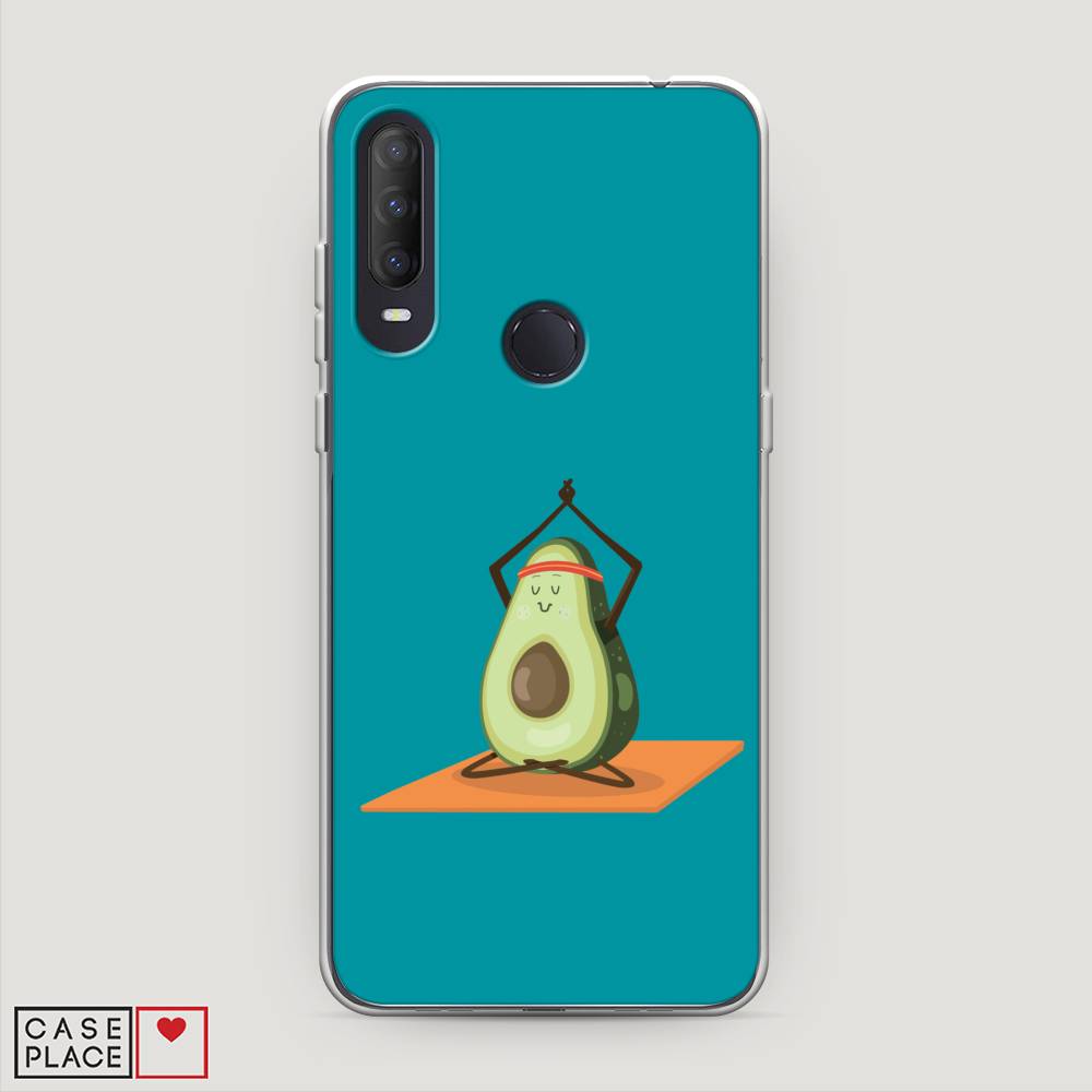 

Чехол на Alcatel 1S (2020) "Расслабься с авокадо", Голубой, 170850-6