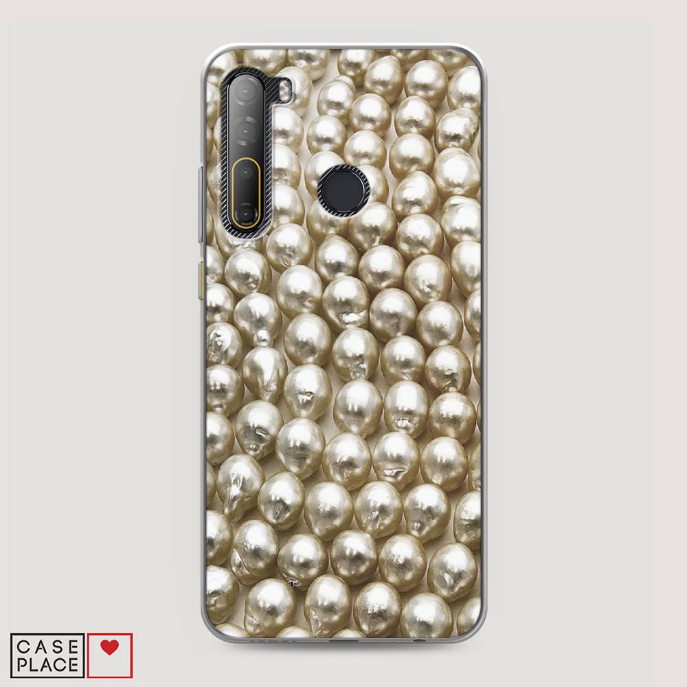 

Чехол на HTC Desire 20 Pro "Жемчуг", Бежевый, 102750-3