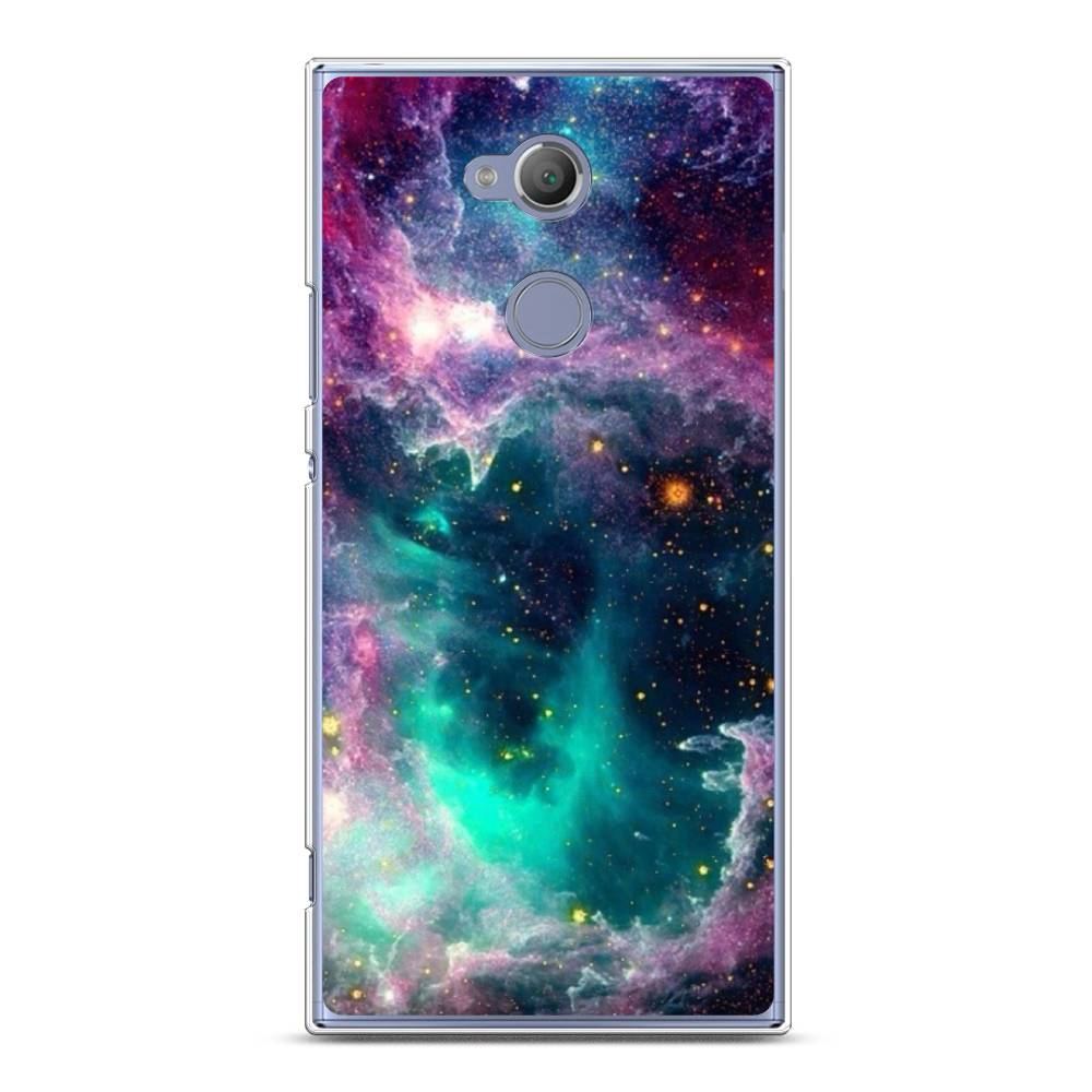 

Чехол для Sony Xperia XA2 Ultra "Звездные облака", Розовый;бежевый, 53250-2
