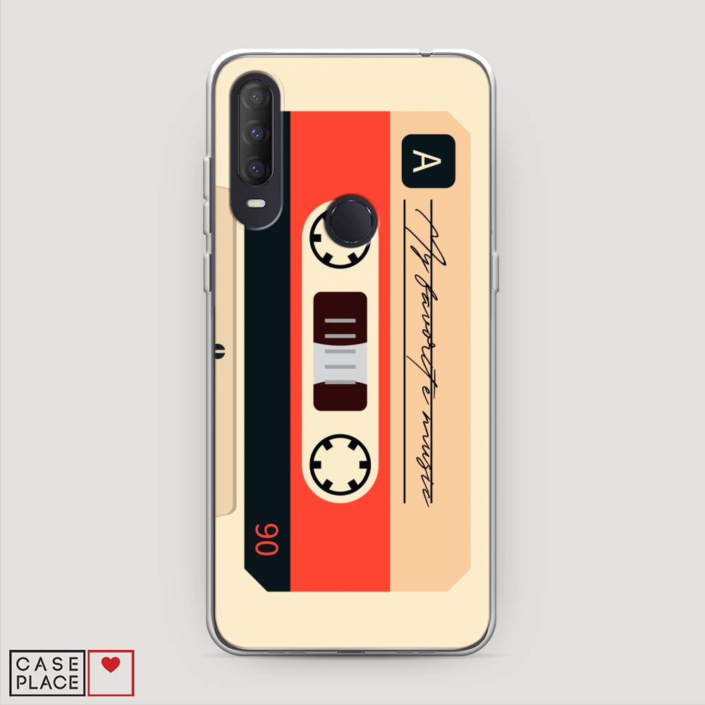 

Чехол на Alcatel 1S (2020) "Бежевая кассета", Черный;красный;бежевый, 170850-6