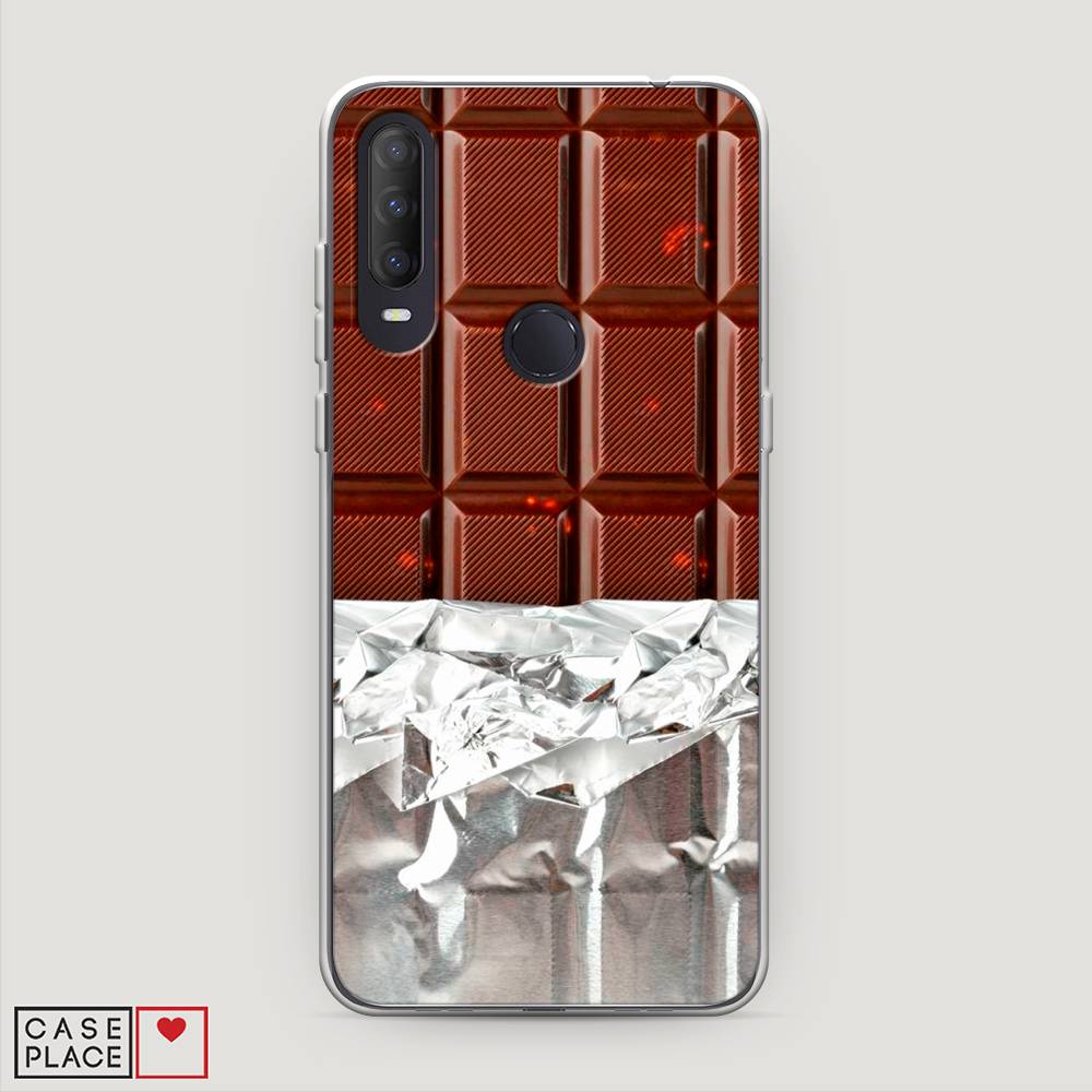 

Чехол на Alcatel 1S (2020) "Шоколад в обертке", Коричневый, 170850-6