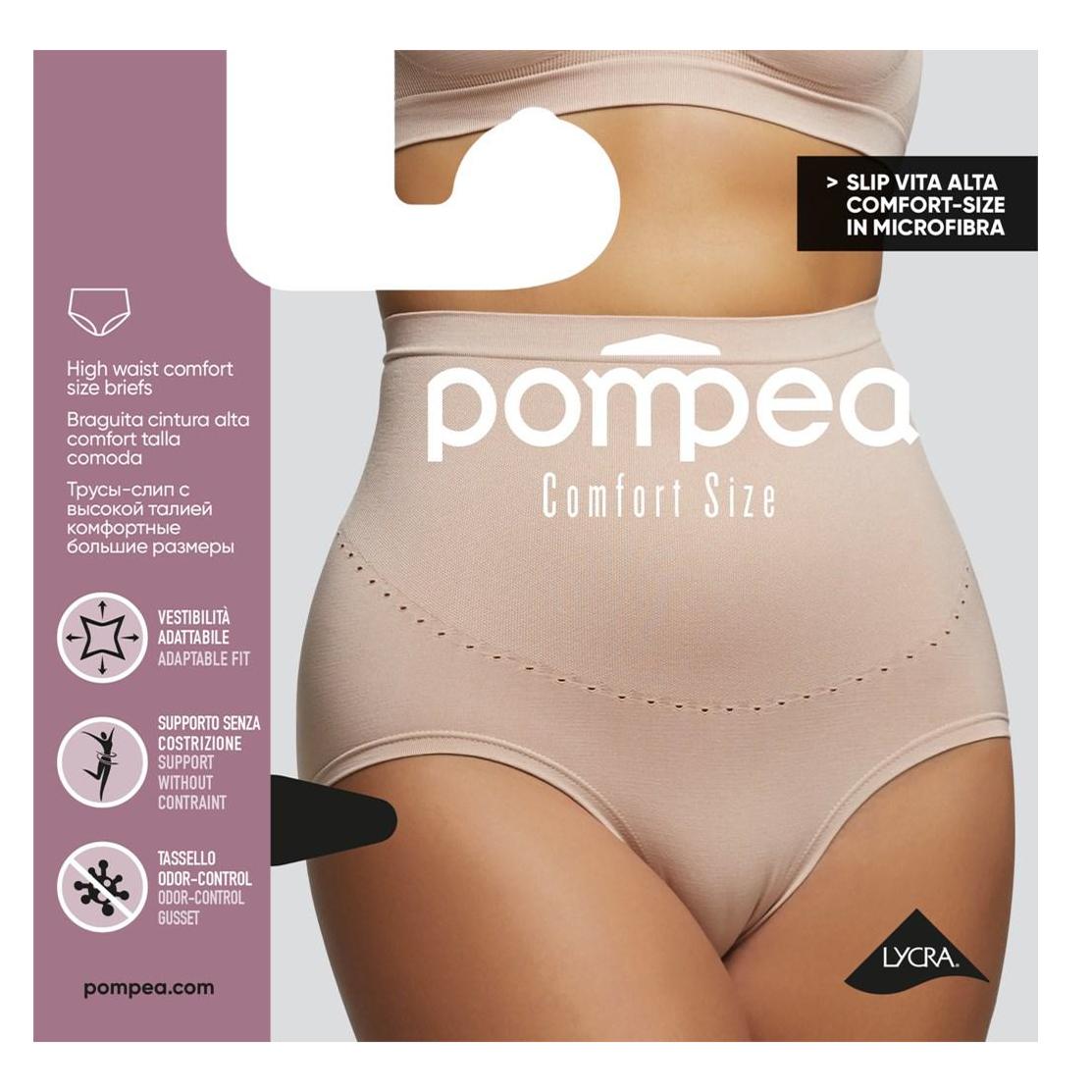 фото Трусы женские pompea черные 3xl