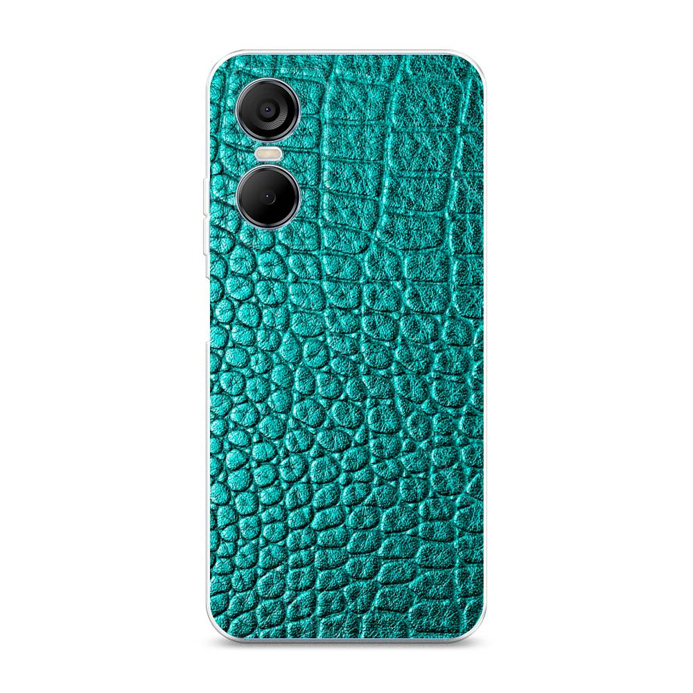 

Чехол Awog "Бирюзовая змея" на Tecno Pop 6 pro / Техно Поп 6 Про