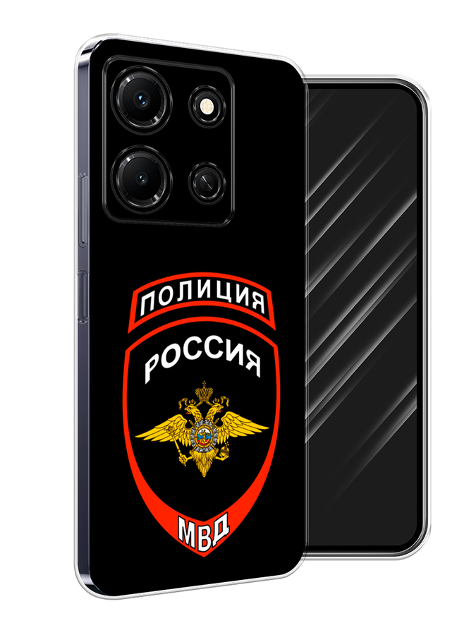 

Чехол Awog на Infinix Note 30i "Полиция шеврон", Черный;красный;белый, 3104350-5