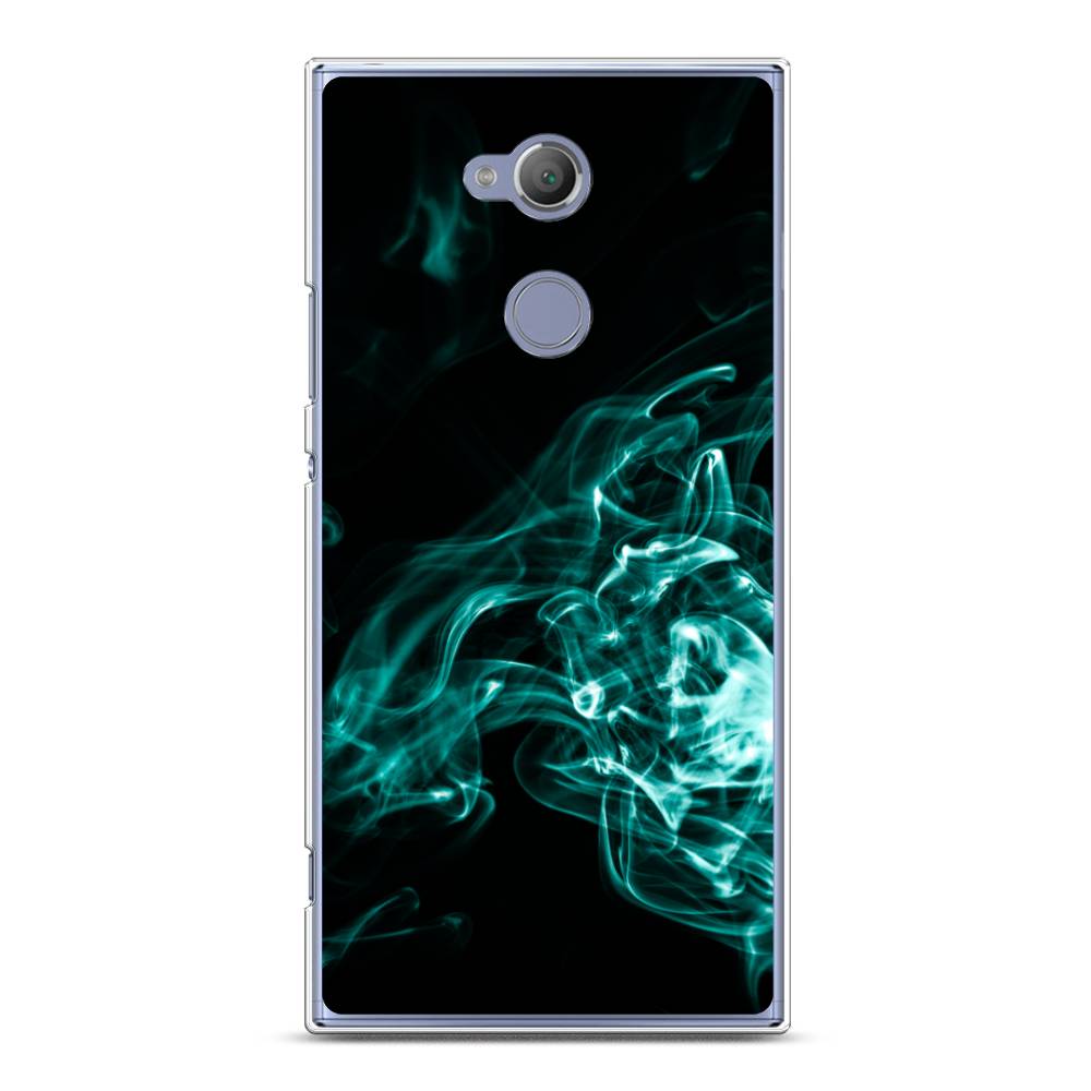 

Чехол на Sony Xperia XA2 Ultra "Дым", Голубой;черный, 53250-3