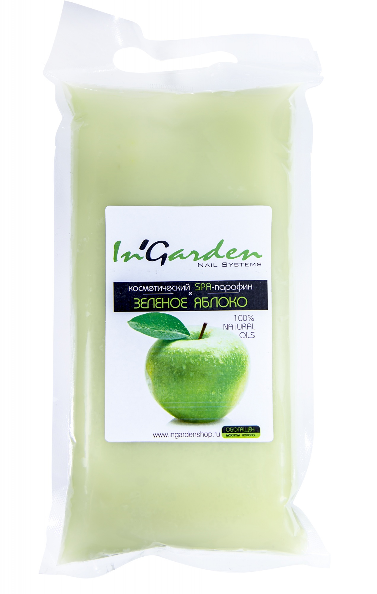 Био-парафин In'Garden натуральный для SPA Зеленое яблоко
