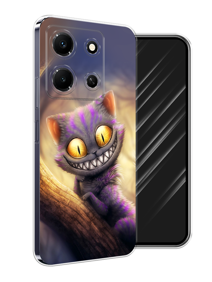 

Чехол Awog на Infinix Note 30i "Cheshire Cat", Фиолетовый;желтый, 3104350-1