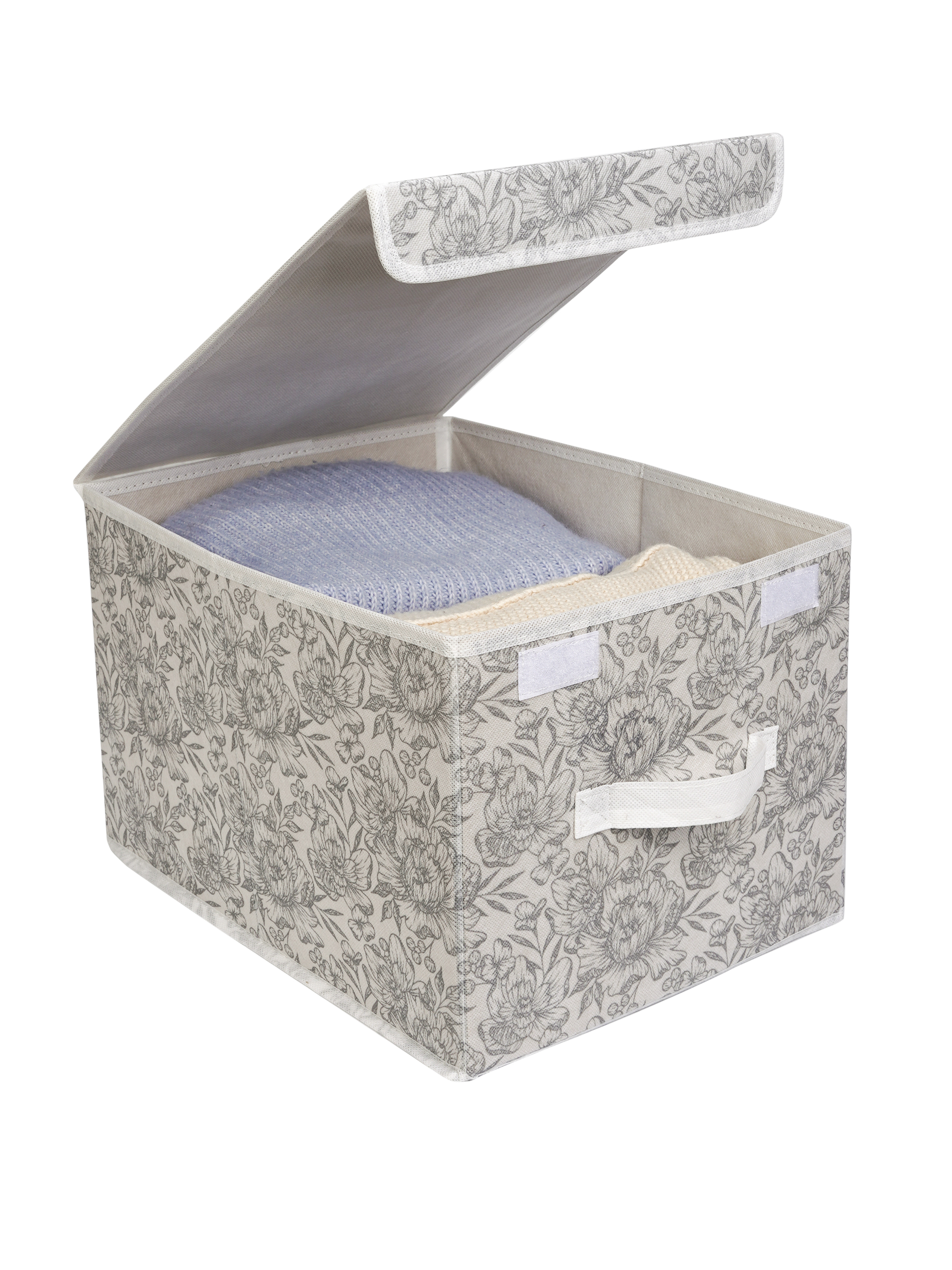 

Короб для хранения Еврогарант Grey Flower 30х40x25 см, Grey Flower 30х40x25 см