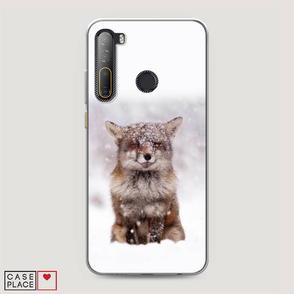 

Чехол на HTC Desire 20 Pro "Зимняя лиса", Белый;серый;коричневый, 102750-1