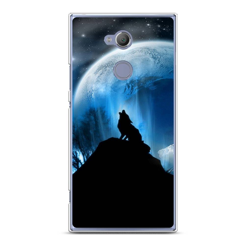 

Чехол для Sony Xperia XA2 Ultra "Волк 2", Синий;черный;белый, 53250-1