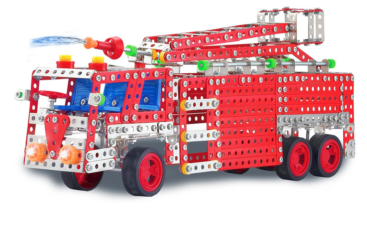 Купить Конструктор металлический «Пожарная машина», 842 детали, UNICON,