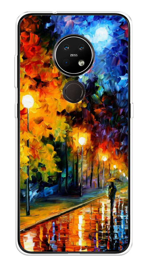

Чехол на Nokia 6.2/7.2 "Безлюдная улочка", Оранжевый;желтый;синий, 123150-1