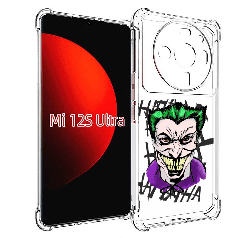 

Чехол MyPads Джокер-крейзи для Xiaomi 12S Ultra, Прозрачный, Tocco
