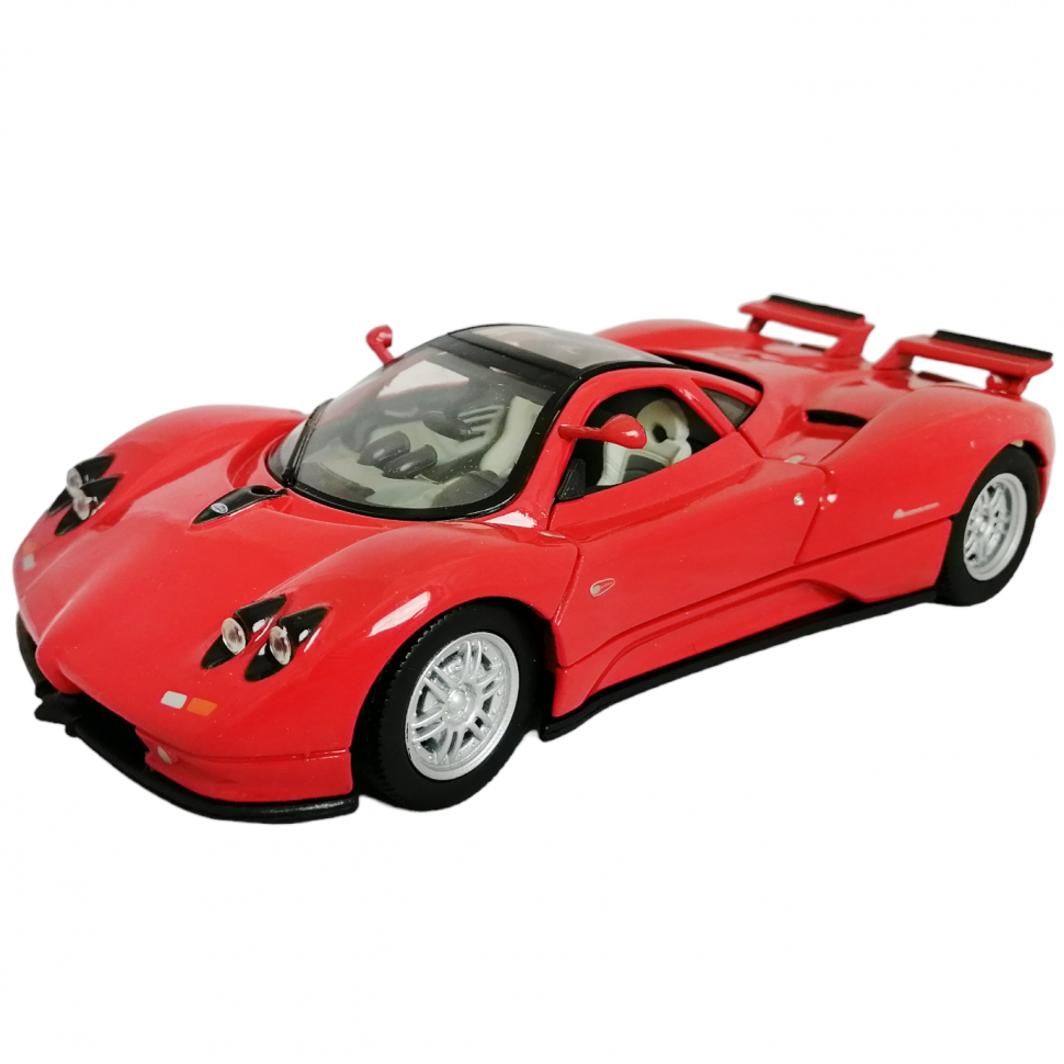 

Коллекционная модель автомобиля MOTORMAX Pagani Zonda C12, масштаб 1:24, 73272, Желтый;красный