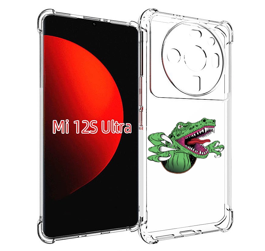 

Чехол MyPads Динозавр для Xiaomi 12S Ultra, Прозрачный, Tocco