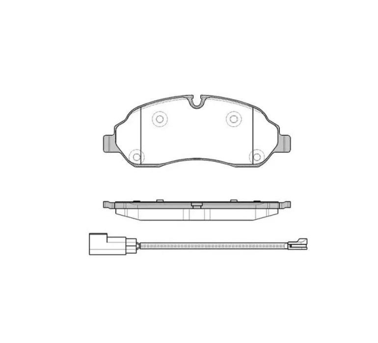 

Колодки дисковые передние \ Ford Transit 2.2TDCi 14> 1 шт REMSA 1602.02