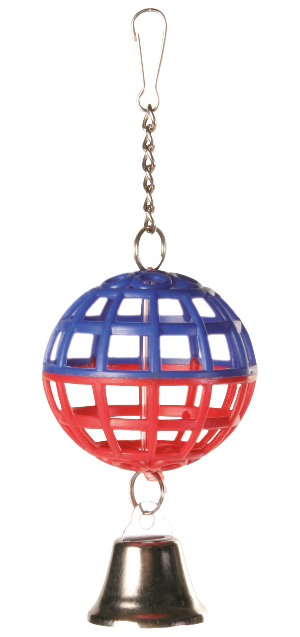 Игрушка для птиц Trixie шарик с колокольчиком 5 см