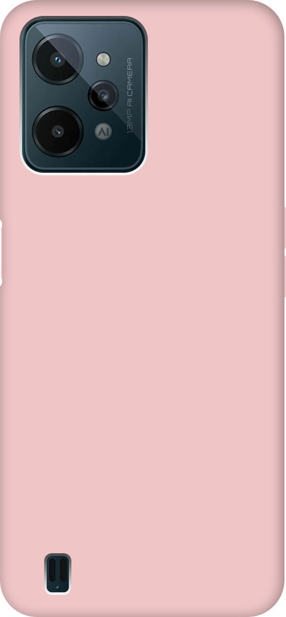 

Силиконовый чехол на realme C31 Silky Touch Premium розовый, 1573000