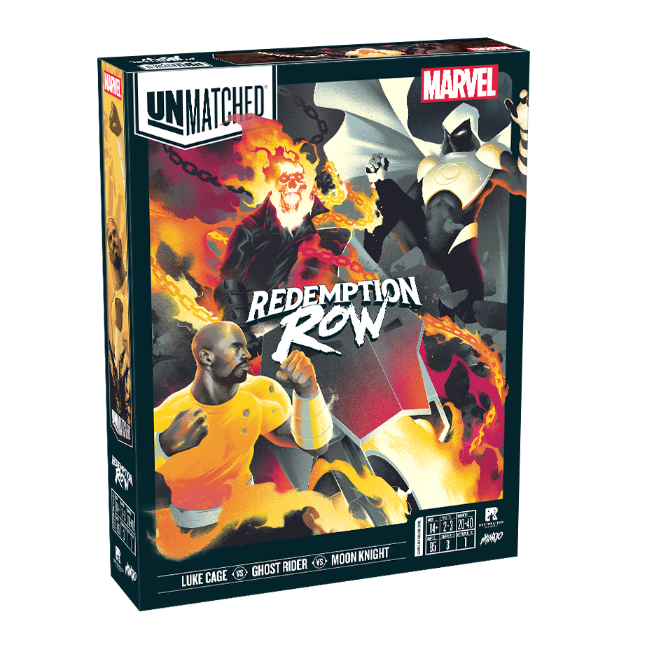 Настольная игра Restoration Games Unmatched Marvel Redemption Row 2019 развивающая игра найди дубль супергерои marvel