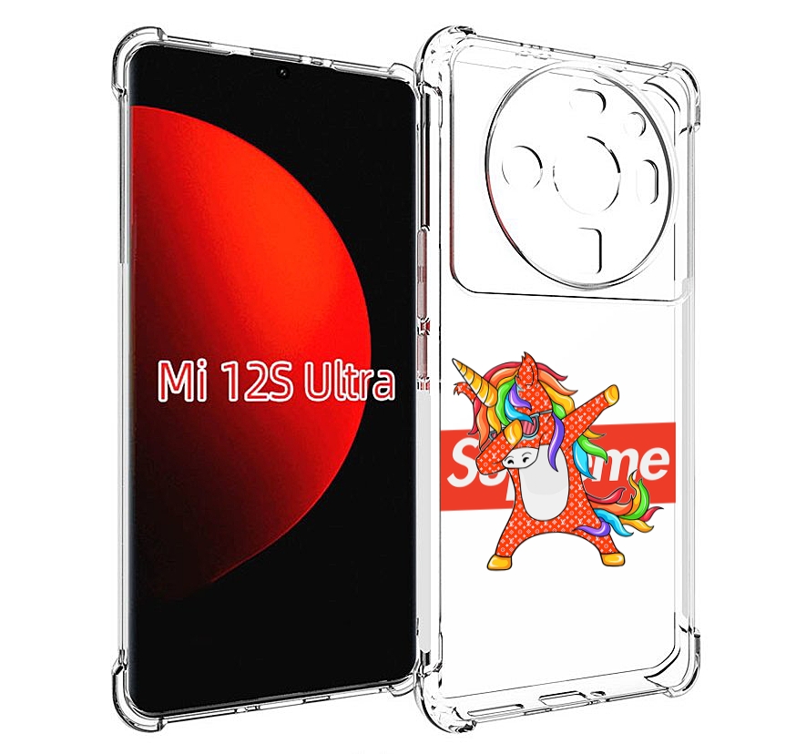 

Чехол MyPads Единорог-суприм для Xiaomi 12S Ultra, Прозрачный, Tocco