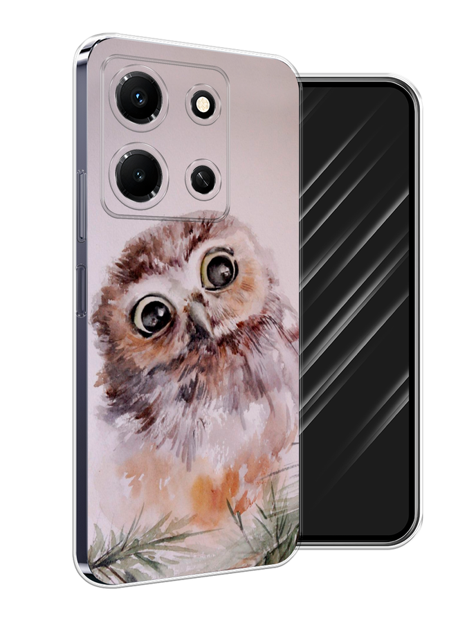 

Чехол Awog на Infinix Note 30i "Сова на розовом", Розовый;коричневый, 3104350-1