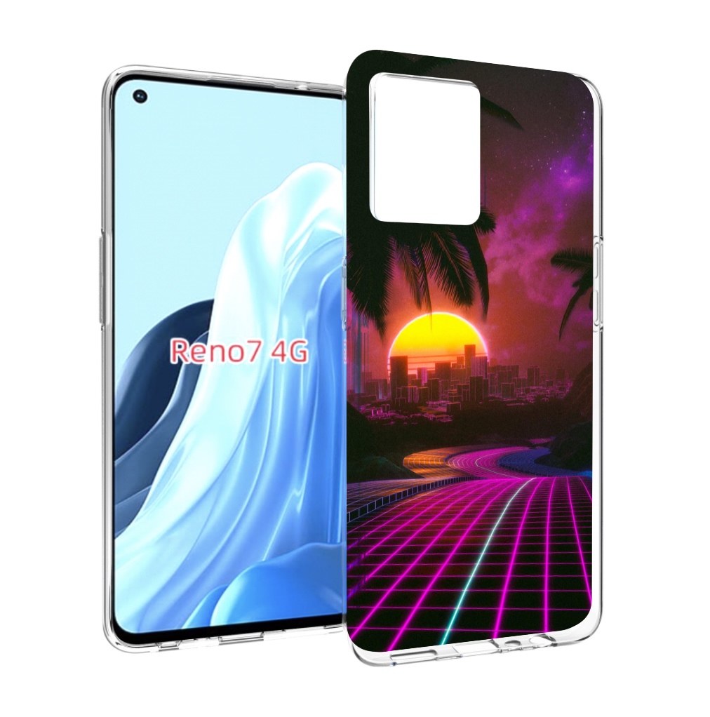 

Чехол MyPads хотлайнмайами 2 для OPPO RENO 7 4G, Прозрачный, Tocco