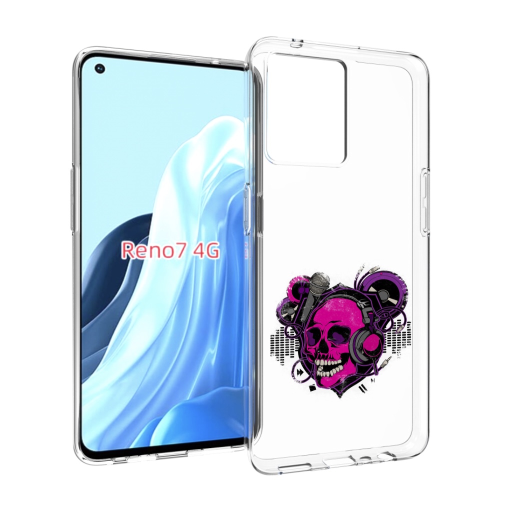 

Чехол MyPads череп 1 для OPPO RENO 7 4G, Прозрачный, Tocco