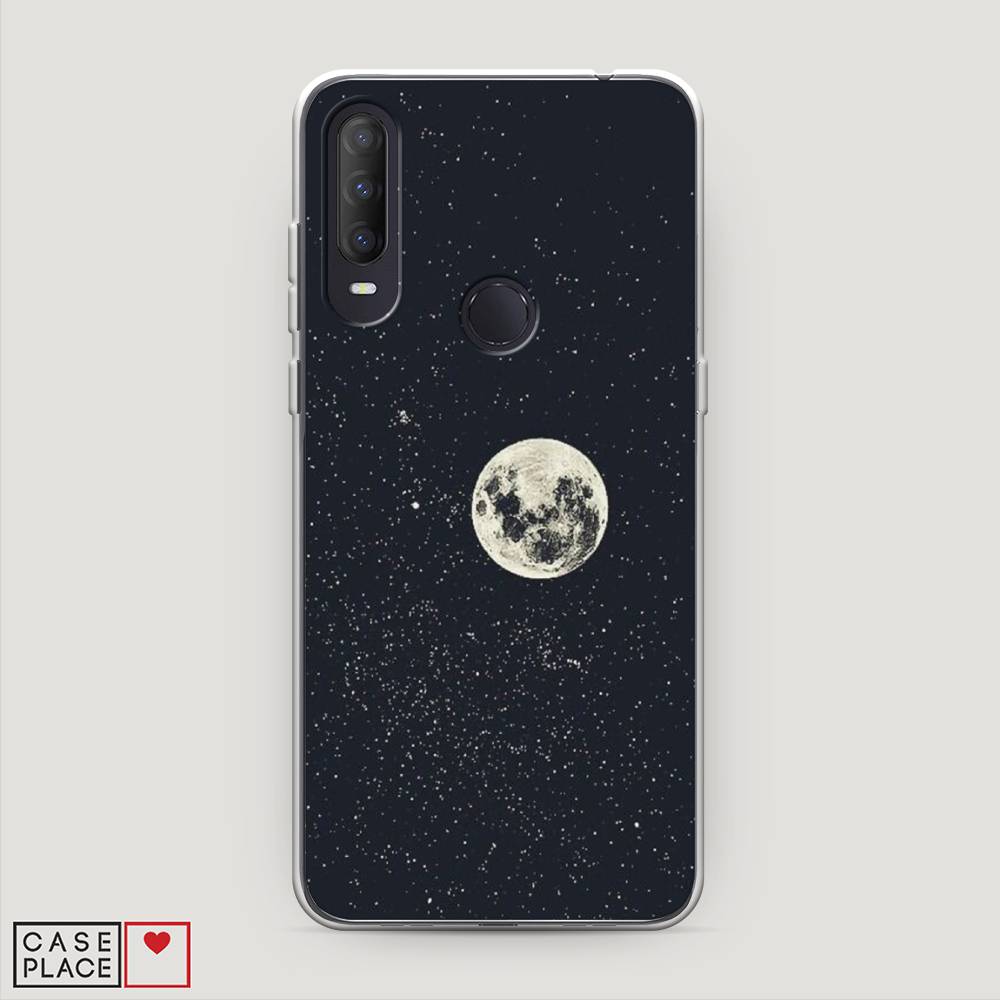 

Чехол на Alcatel 1S (2020) "Полнолуние", Красный, 170850-2