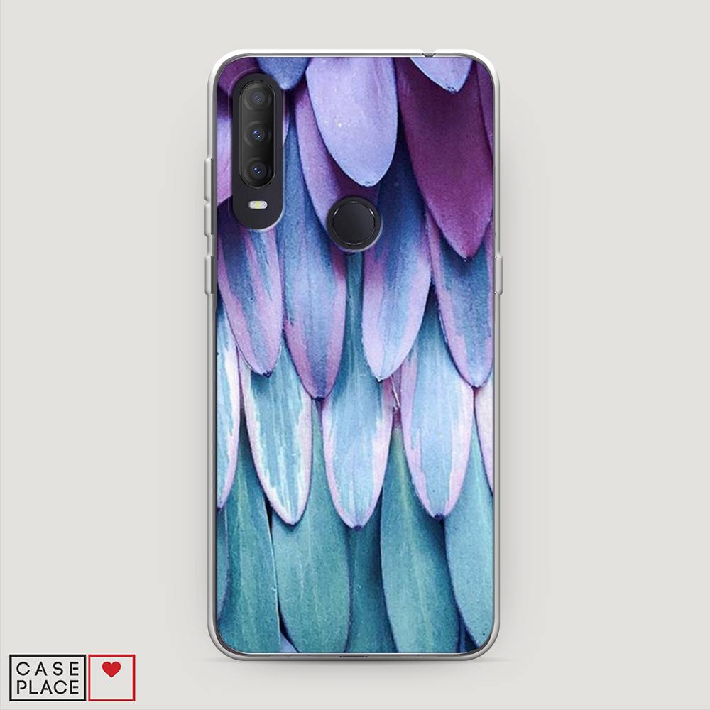 фото Чехол на alcatel 1s (2020) "синее перо" case place