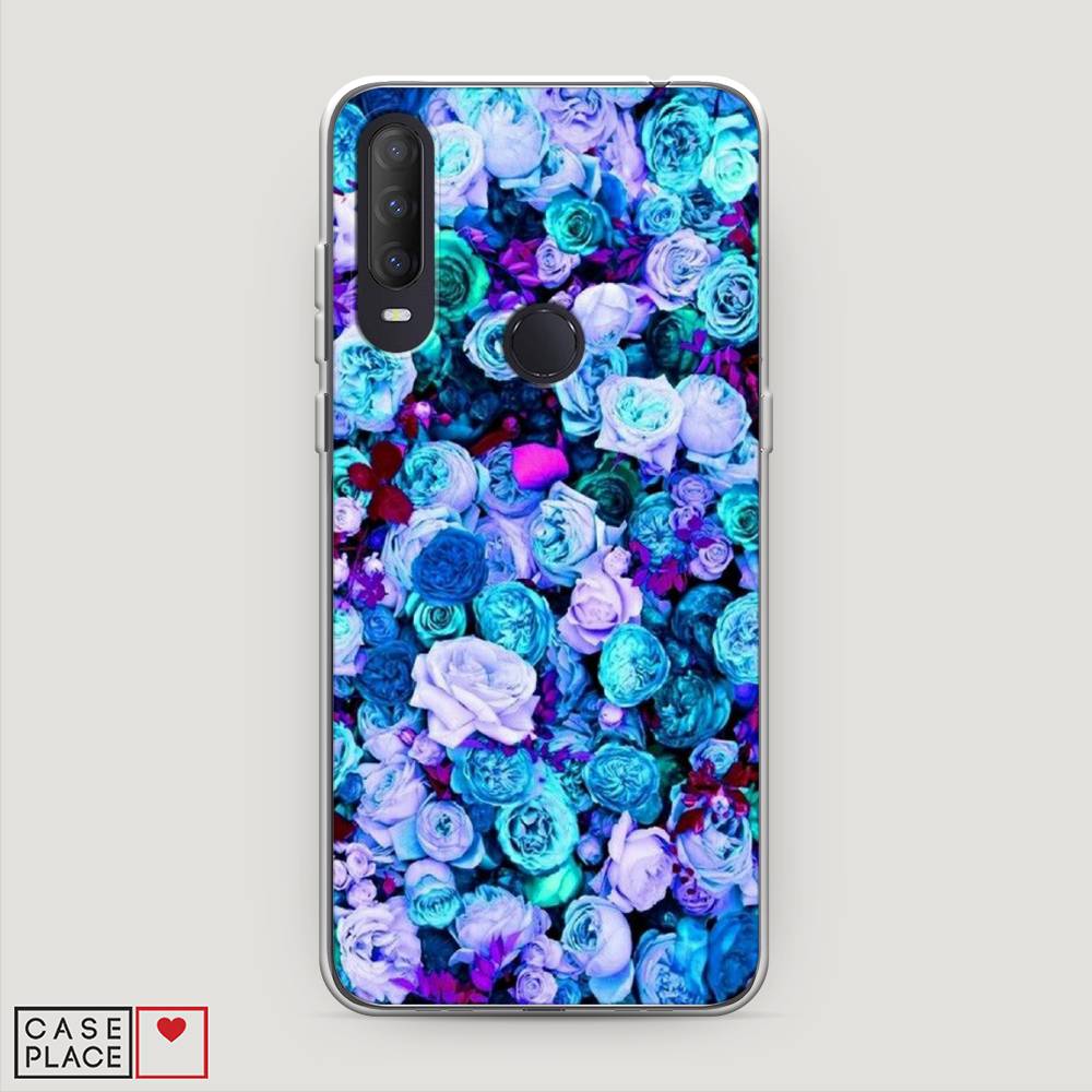 

Чехол на Alcatel 1S (2020) "Цветочный ковер", Фиолетовый, 170850-2