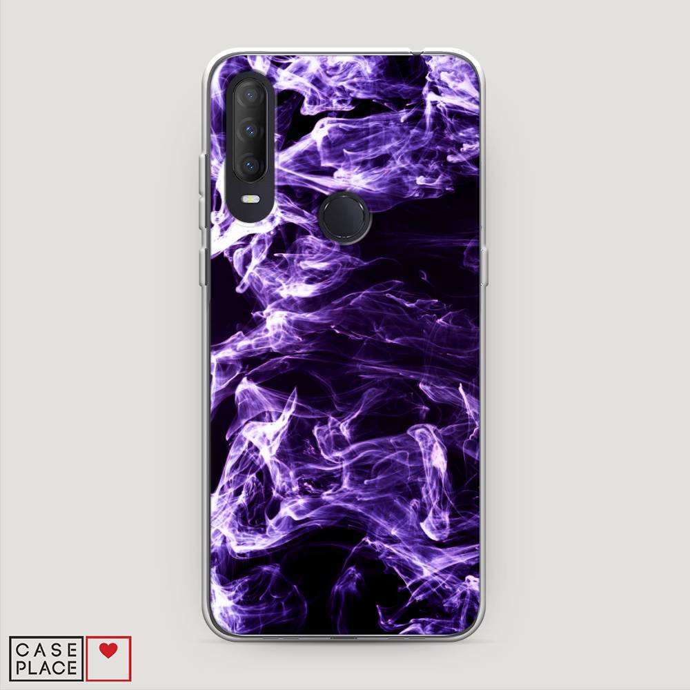 

Чехол на Alcatel 1S (2020) "Фиолетовый дым", Фиолетовый;белый;черный, 170850-3