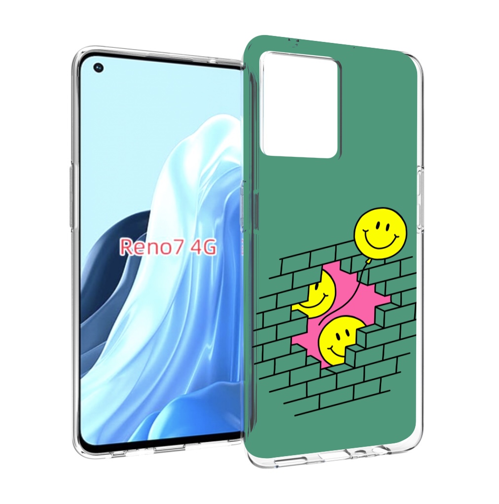 

Чехол MyPads шарики в стене для OPPO RENO 7 4G, Прозрачный, Tocco
