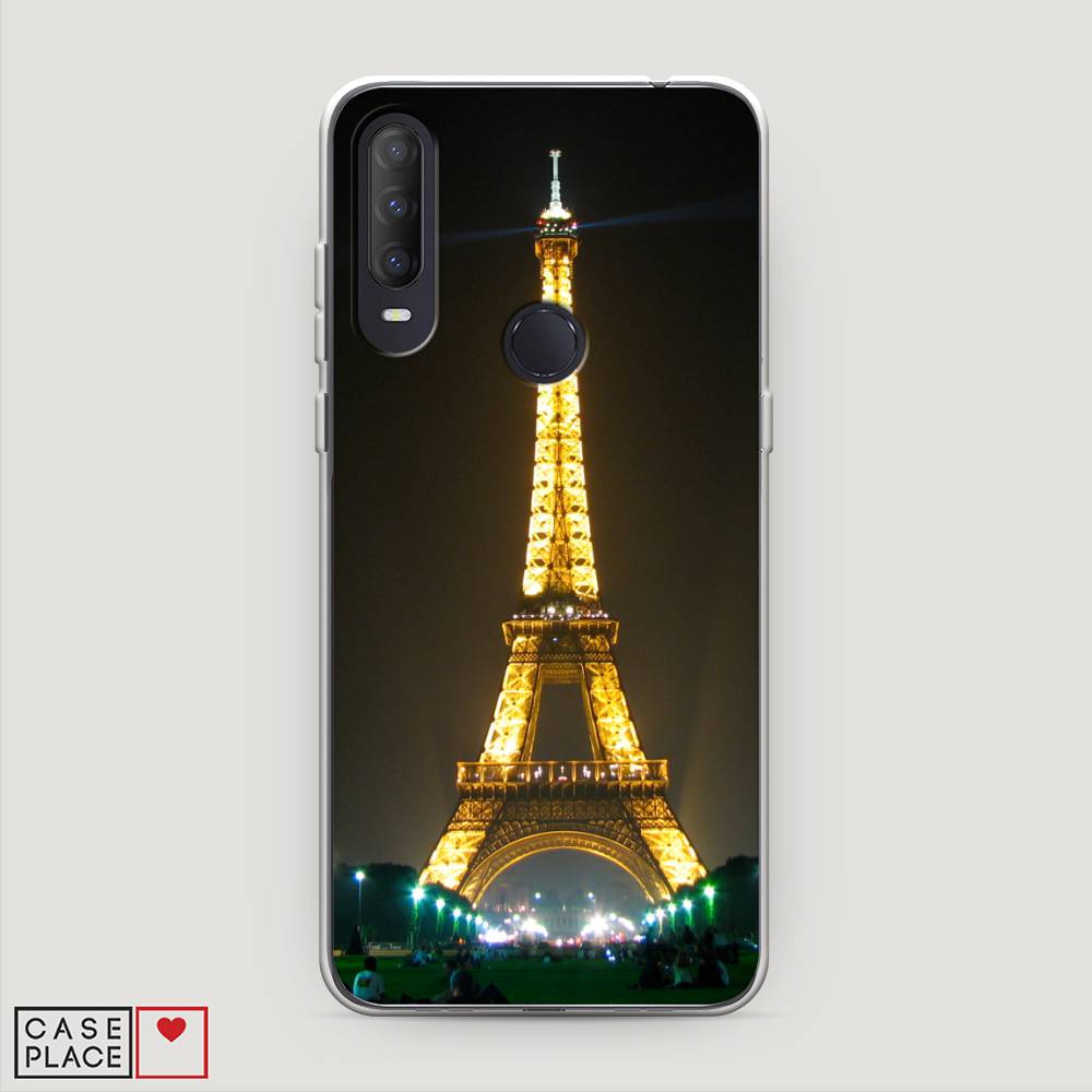 

Чехол на Alcatel 1S (2020) "Париж 2", Желтый;серый, 170850-2