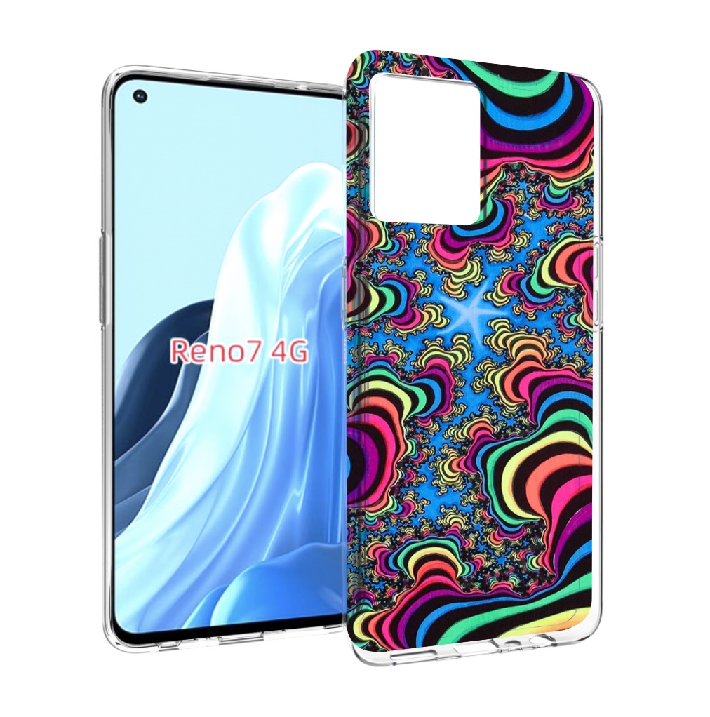 

Чехол MyPads щупальца иллюзия для OPPO RENO 7 4G, Прозрачный, Tocco