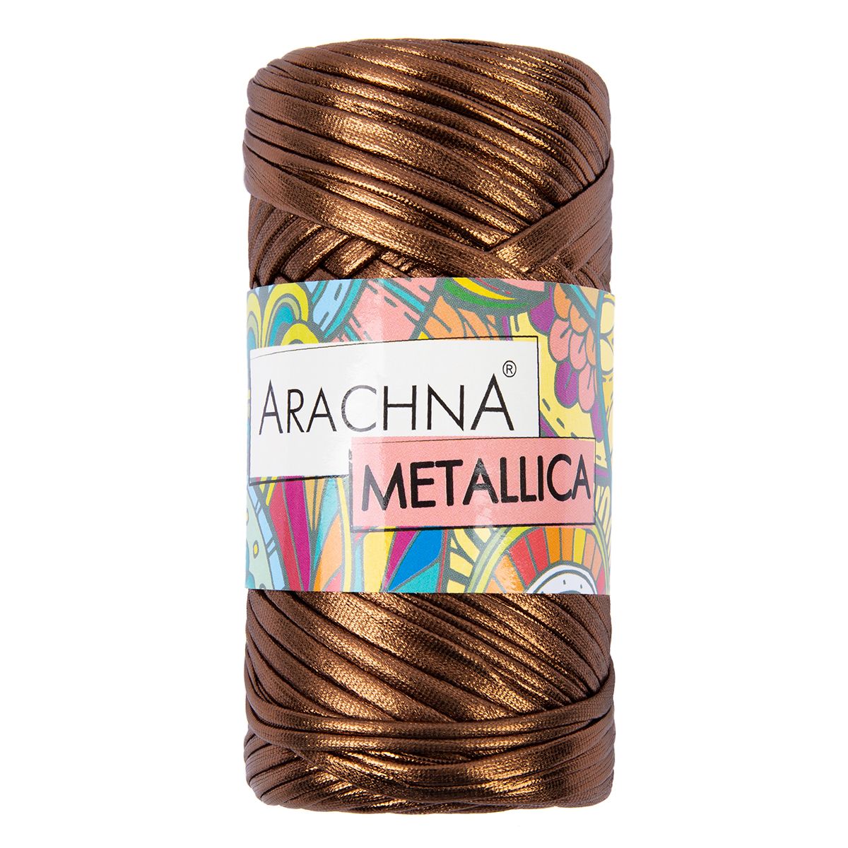 

Пряжа ARACHNA METALLICA 100% полиэстер 1 шт х 115 г 50 м №04 бронзовый, Коричневый