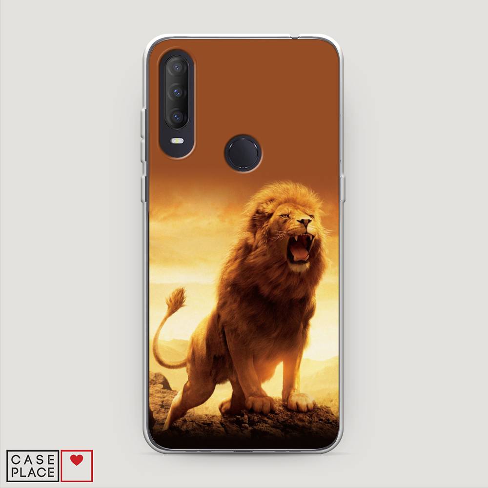 

Чехол на Alcatel 1S (2020) "Львиный рык", Коричневый;желтый;оранжевый, 170850-1