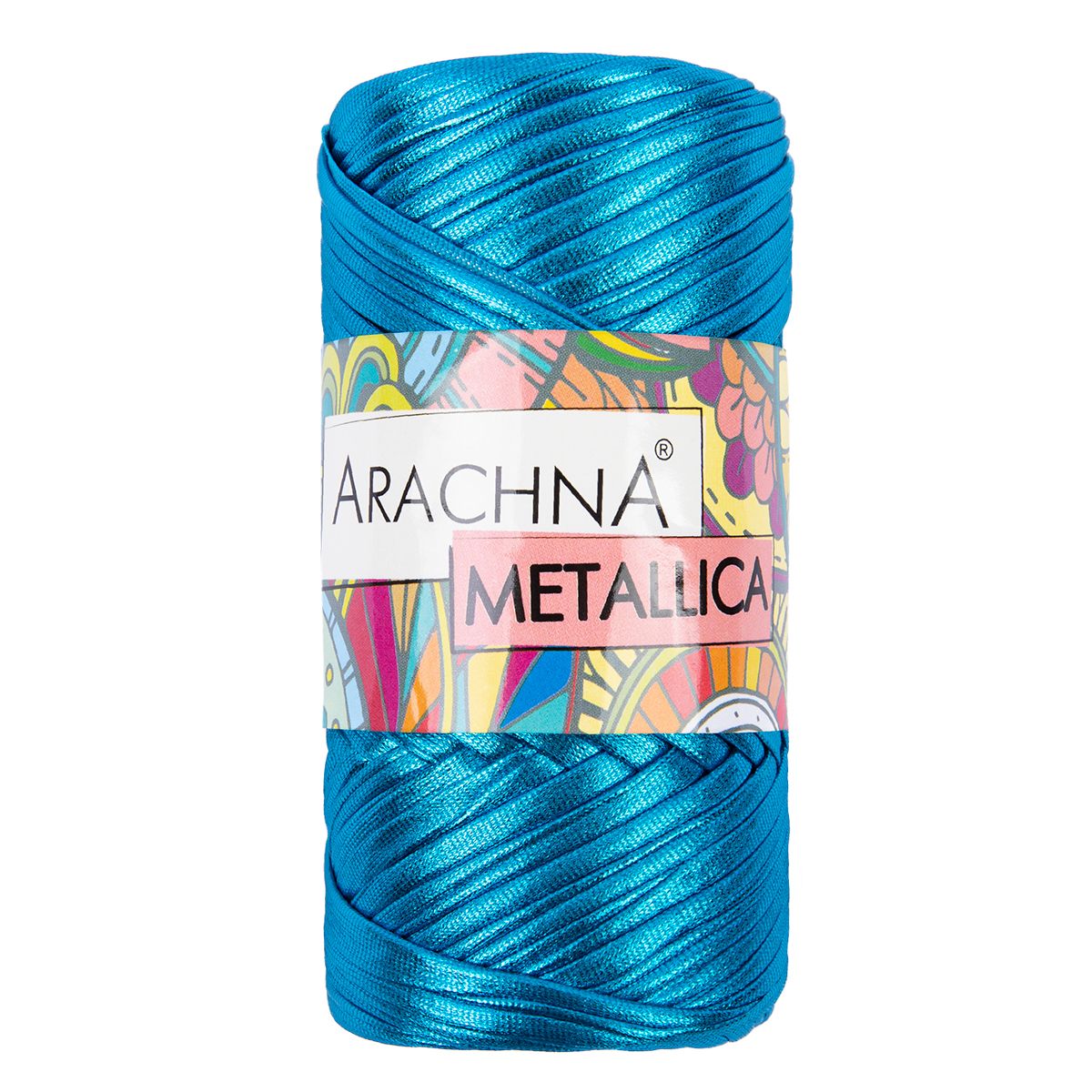 

Пряжа ARACHNA METALLICA 100% полиэстер 1 шт х 115 г 50 м №06 бирюзовый