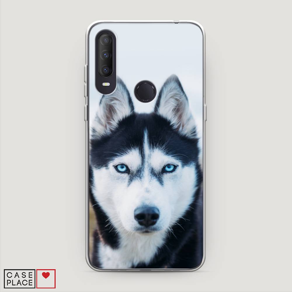 

Чехол на Alcatel 1S (2020) "Хаски 2", Синий;белый, 170850-1